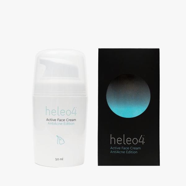 Хелео4 Крем для лица противовоспалительный (HELEO4 Active Face Cream AntiAcne Edition)